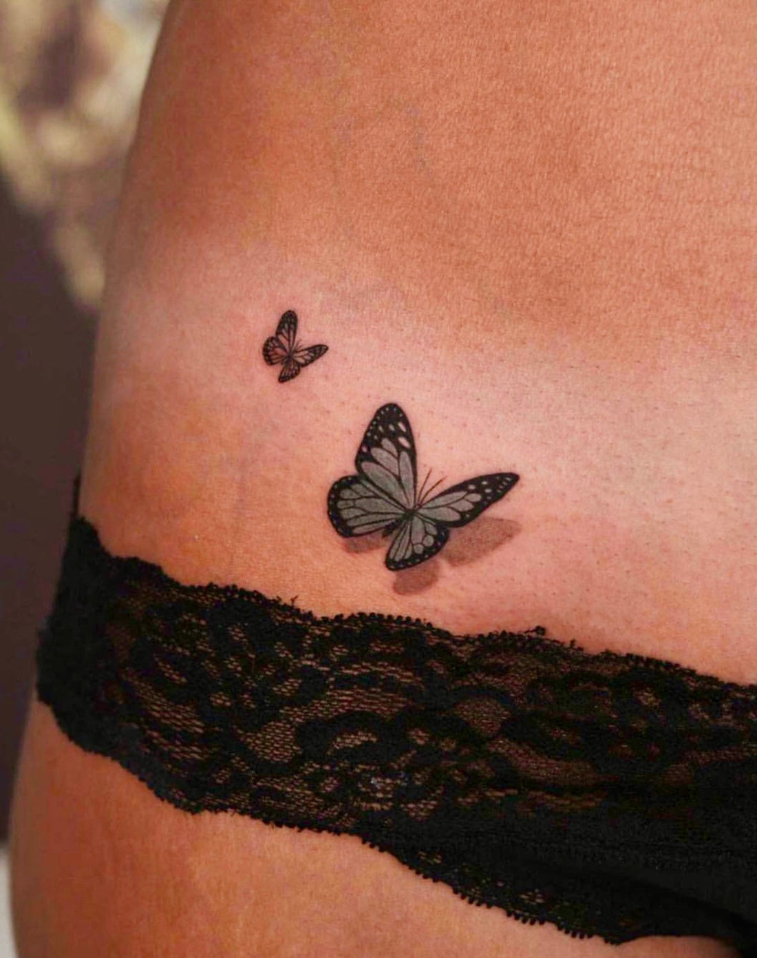 Best 3d butterfly tattoo in Saskatchewan