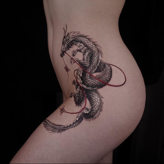 Colour DragonTattoo