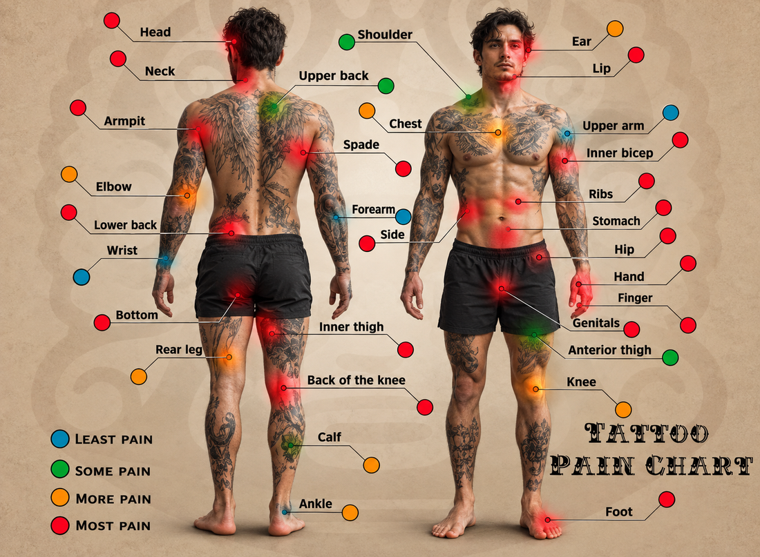Tattoo Pain by Placement: What Actually Hurts and How to Get Through It
