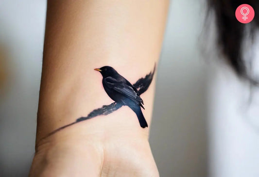 Best Blackbird Tattoo Ideas for woman and man in Saskatoon