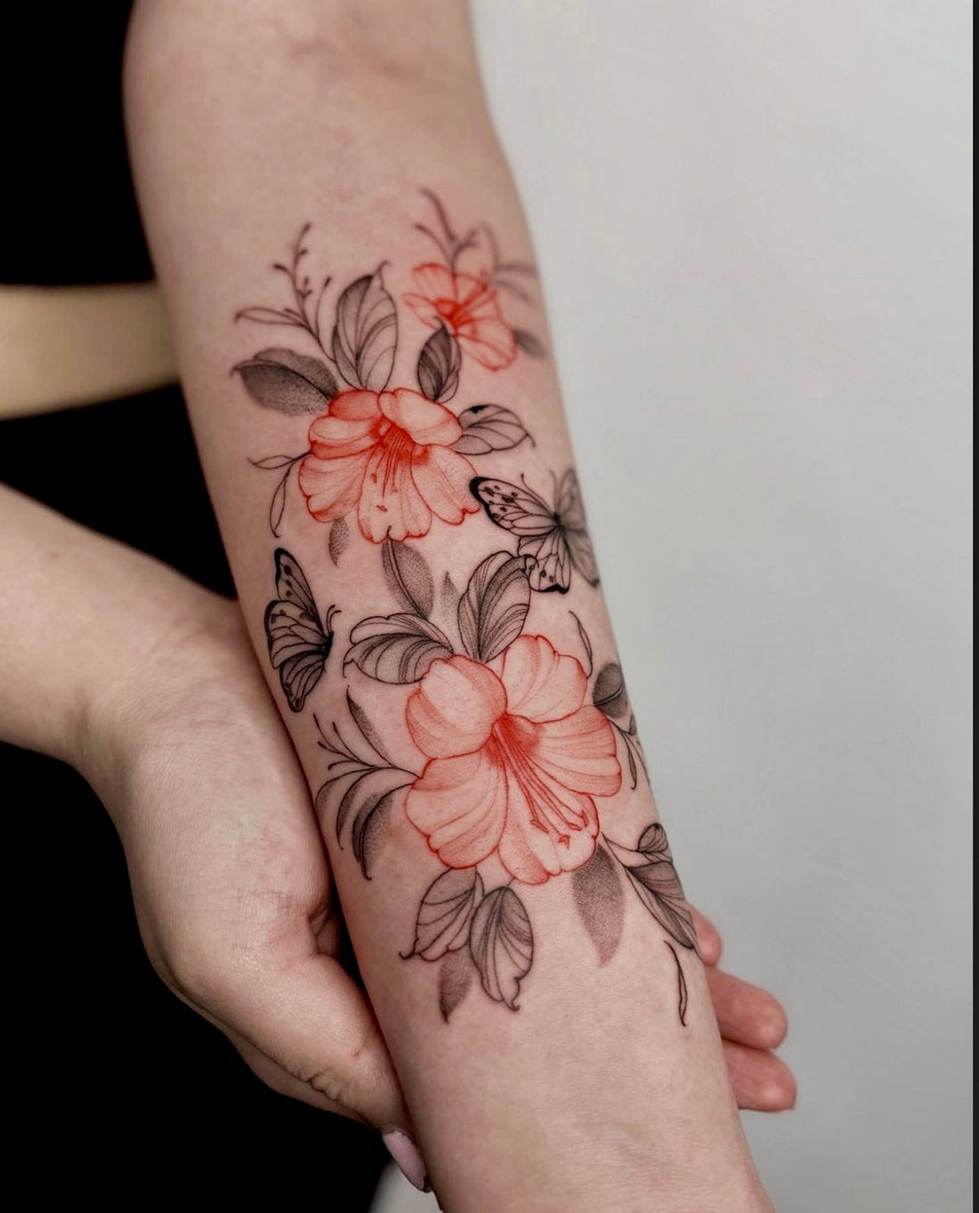 Illustration Flower tattoo 