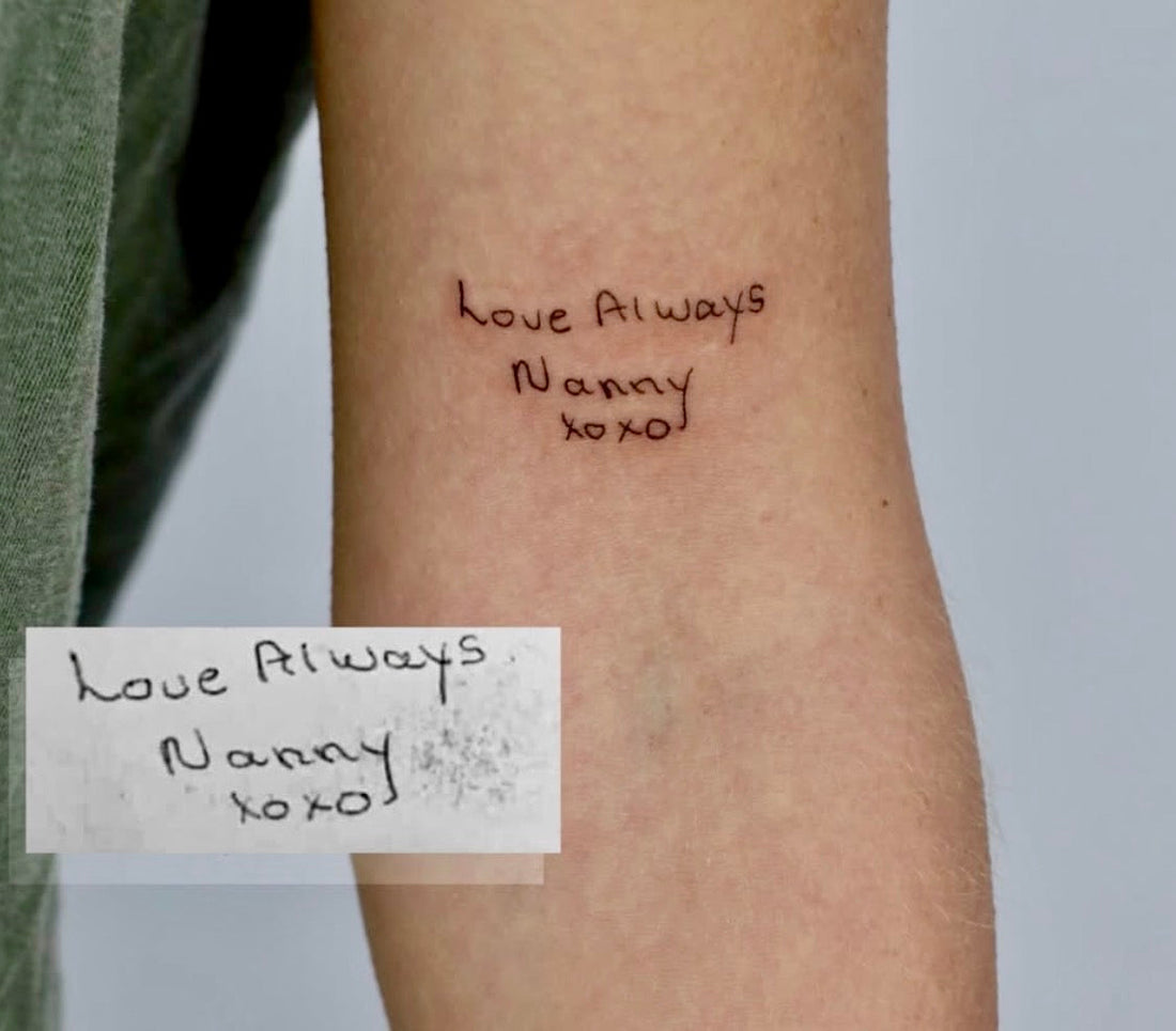 Best script tattoo in Saskatoon