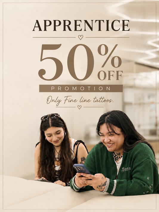 50% Discount promotion with Apprentices